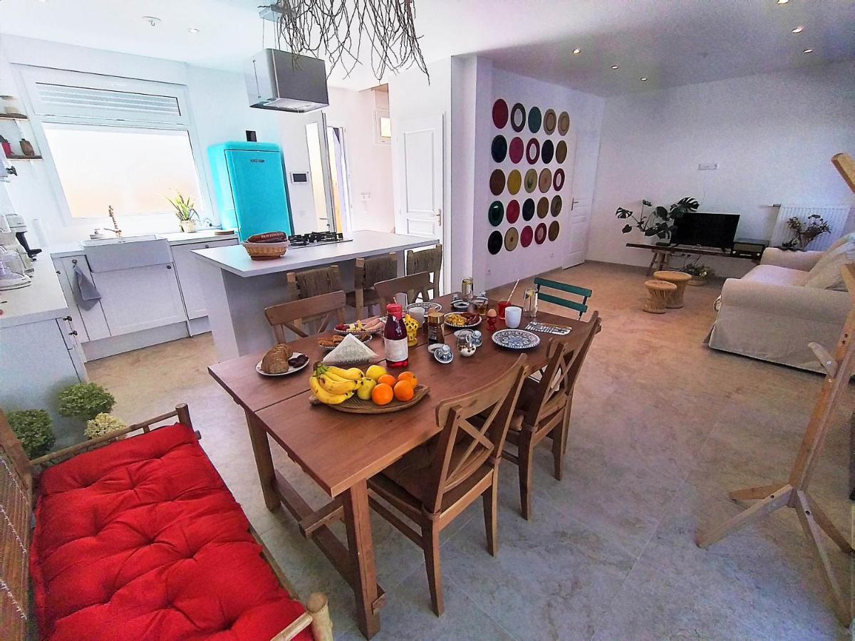 Dream of Mediterranean house, Jacuzzi, BBQ, Délices ensoleillés Sartrouville Exterior foto